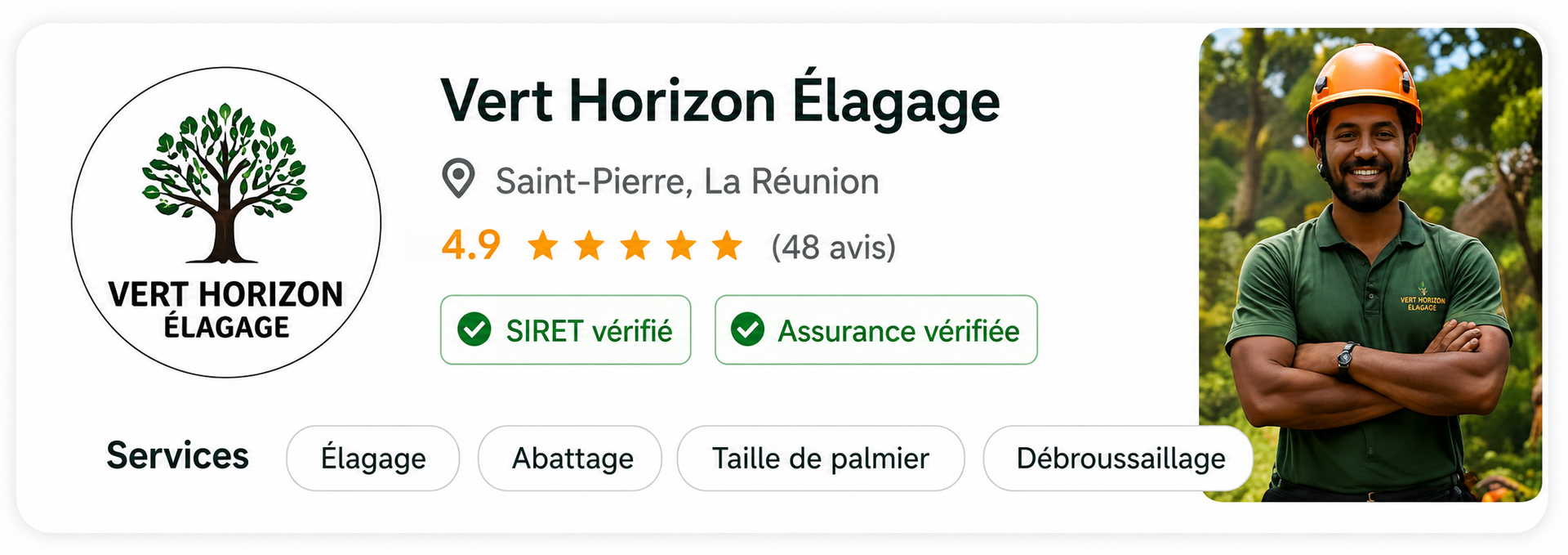 Exemple de fiche pro élagueur Piedbwa.re